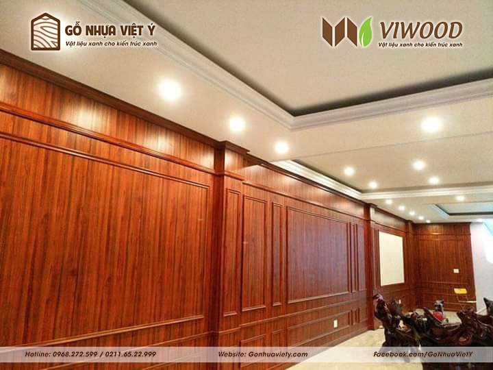 tấp ốp gỗ nhựa Việt Ý
