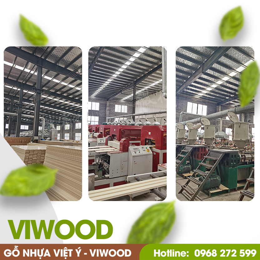 Quy trình sản xuất gỗ nhựa hiện đại