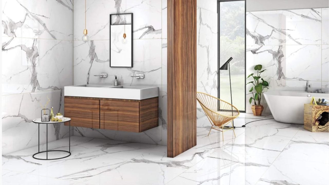 Được sản xuất từ chất liệu nhựa ốp tường vân đá