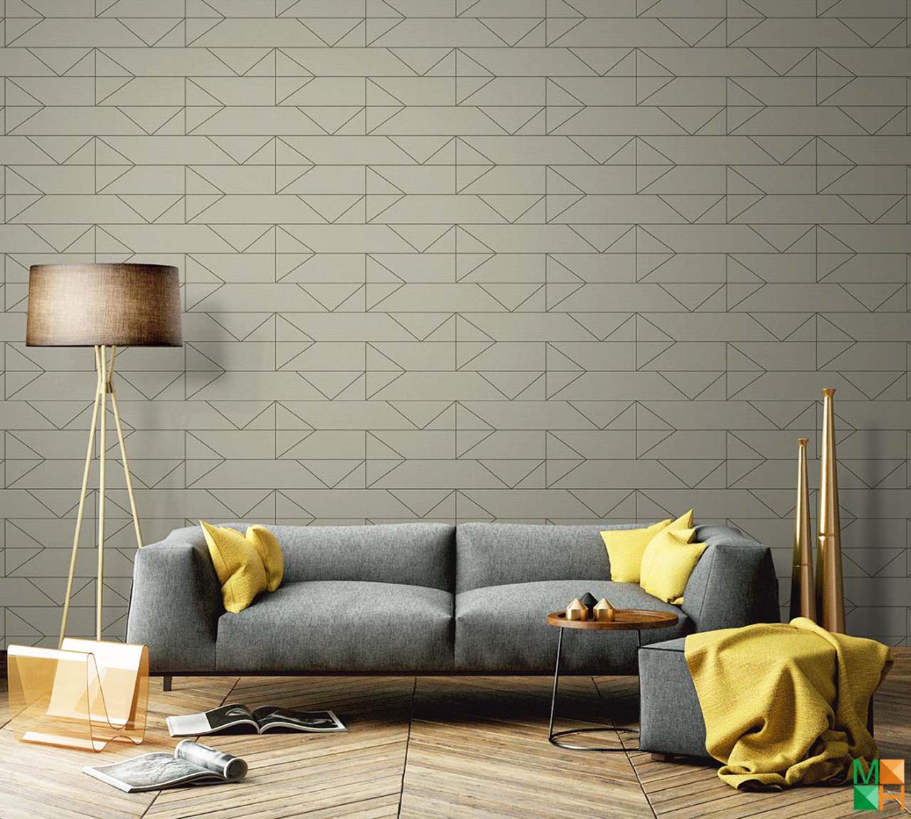 Các loại tấm ốp tường - Giấy dán tường đẹp cho không gian ngôi nhà bạn
