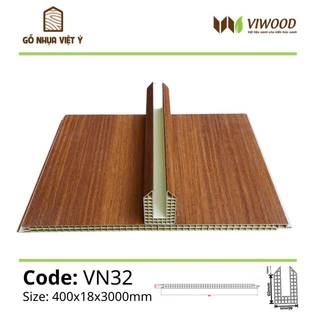 Vách ngăn nhựa mẫu VN32 - 400 x 18 x 300 mm